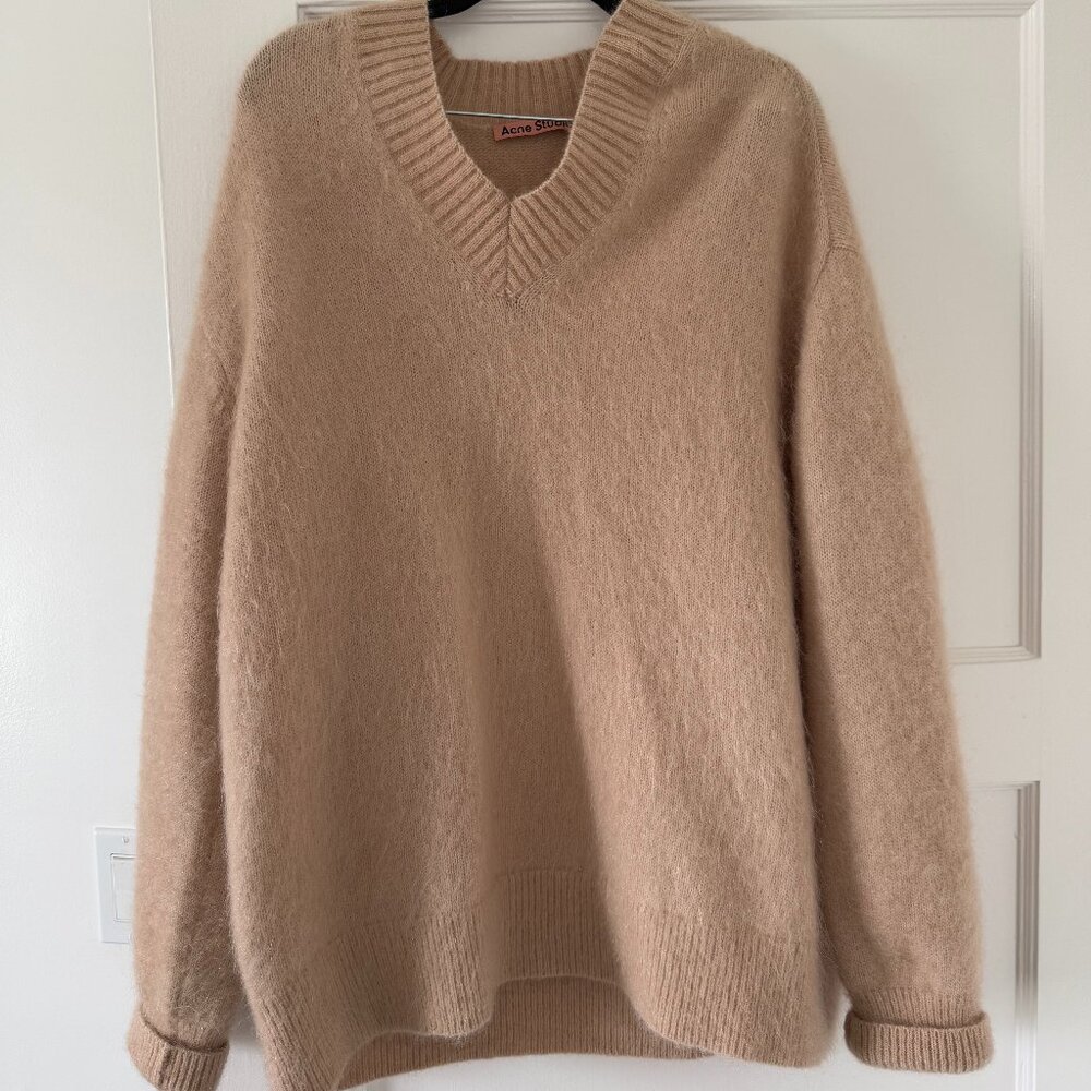 Acne Studios Mohair V-Neck Sweater